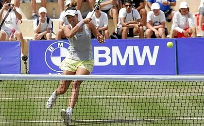 Sucumbió este martes ante la belga Kirsten Flipkens (6-3, 6-4). Sucumbió este martes ante la belga Kirsten Flipkens (6-3, 6-4).