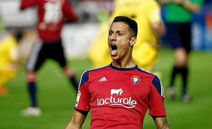 El tanto de Maikel Mesa da ligera ventaja a Osasuna. El tanto de Maikel Mesa da ligera ventaja a Osasuna.
