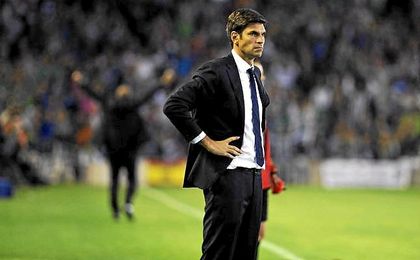 Mauricio Pellegrino en un partido durante su etapa en Valencia. Mauricio Pellegrino en un partido durante su etapa en Valencia.