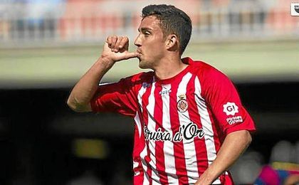 Jaime Mata con el Girona Jaime Mata con el Girona