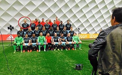 El alemán ya posa con su nuevo equipo. El alemán ya posa con su nuevo equipo.