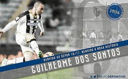 Guilherme, nuevo jugador del ´Dépor´. Guilherme, nuevo jugador del ´Dépor´.