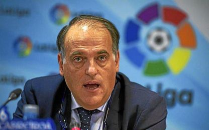 Javier Tebas, presidente de la Liga de Fútbol Profesional. Javier Tebas, presidente de la Liga de Fútbol Profesional.