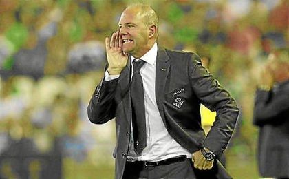 Pepe Mel, durante su etapa en el Real Betis. Pepe Mel, durante su etapa en el Real Betis.