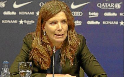 Rueda de prensa de Susana Monje, vicepresidenta del Barcelona. Rueda de prensa de Susana Monje, vicepresidenta del Barcelona.