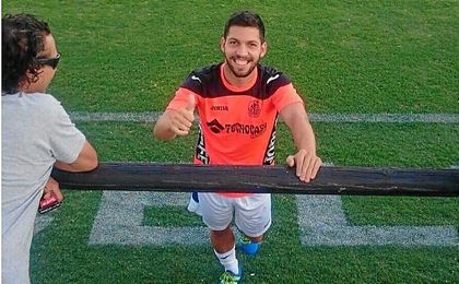El delantero Daniel Pacheco se muestra ambicioso y promete trabajo. El delantero Daniel Pacheco se muestra ambicioso y promete trabajo.