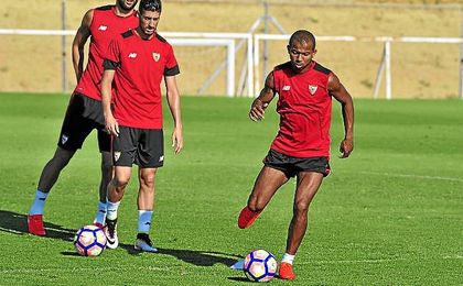 Mariano, en un entrenamiento de pretemporada. Mariano, en un entrenamiento de pretemporada.