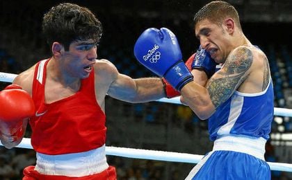 El boxeador español Samuel Carmona. El boxeador español Samuel Carmona.