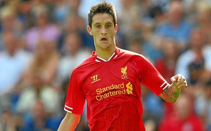Luis Alberto con la camiseta del Liverpool Luis Alberto con la camiseta del Liverpool