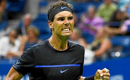 Rafa Nadal, satisfecho tras su triunfo. Rafa Nadal, satisfecho tras su triunfo.