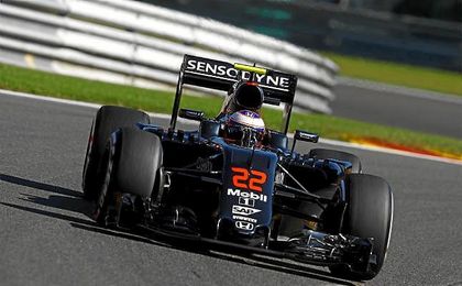 Fernando Alonso durante los entrenamientos. Fernando Alonso durante los entrenamientos.