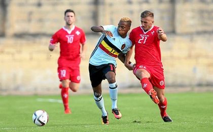 Charly Musonda, con la sub 21 belga. Charly Musonda, con la sub 21 belga.