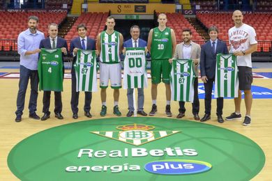 Presentación del Real Betis Baloncesto. Presentación del Real Betis Baloncesto.