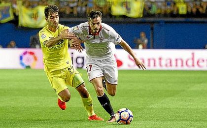 Sarabia, en el partido de El Madrigal. Sarabia, en el partido de El Madrigal.