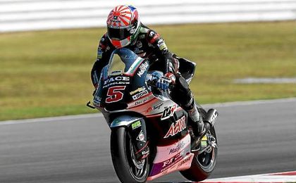 Junto a Zarco en la primera línea de salida de la carrera sanmarinense estarán Nakagami y Lorenzo Baldasarri. Junto a Zarco en la primera línea de salida de la carrera sanmarinense estarán Nakagami y Lorenzo Baldasarri.
