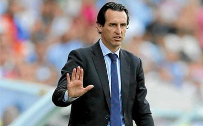 Unai Emery, cuestionado por los últimos resultados. Unai Emery, cuestionado por los últimos resultados.