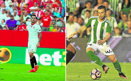 Vitolo está un estado de forma envidiable; Rubén, su nombre es sinónimo de gol desde que arribó al Benito Villamarín. Vitolo está un estado de forma envidiable; Rubén, su nombre es sinónimo de gol desde que arribó al Benito Villamarín.