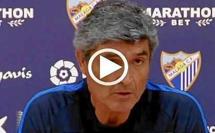 Juande Ramos, en sala de prensa. Juande Ramos, en sala de prensa.