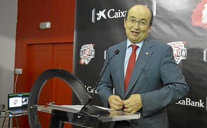 Castro, en sala de prensa. Castro, en sala de prensa.
