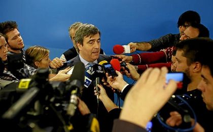 El presidente del Consejo Superior de Deportes, Miguel Cardenal, atiende a los medios. El presidente del Consejo Superior de Deportes, Miguel Cardenal, atiende a los medios.