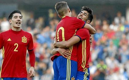 La selección española se medirá a Austria en la repesca para el Europeo sub 21 de Polonia 2017. La selección española se medirá a Austria en la repesca para el Europeo sub 21 de Polonia 2017.