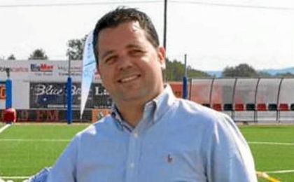 Xicu Ferrer, presidente de la Sociedad Deportiva Formentera. Xicu Ferrer, presidente de la Sociedad Deportiva Formentera.