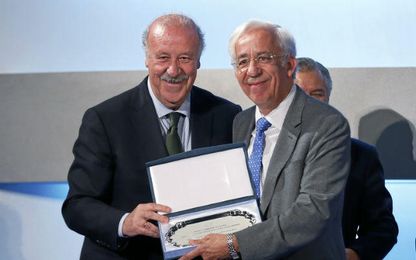 Del Bosque alabó el juego de la selección. Del Bosque alabó el juego de la selección.