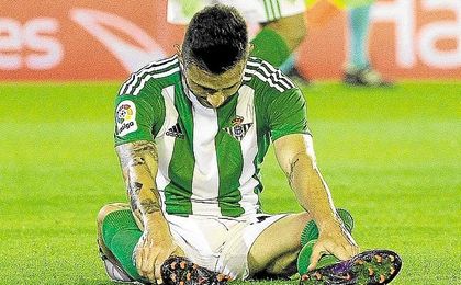 Rubén, muy dolido con la goleada sabatina. Rubén, muy dolido con la goleada sabatina.