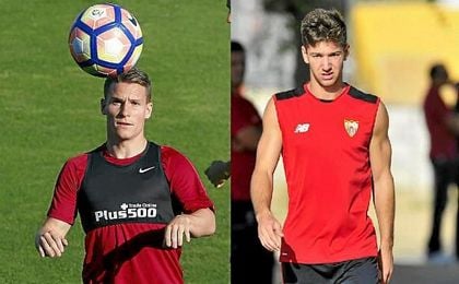 Los caminos de Gameiro y Vietto se detendrán este domingo en el Sánchez Pizjuán. Los caminos de Gameiro y Vietto se detendrán este domingo en el Sánchez Pizjuán.
