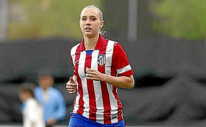 La jugadora colombiana durante su etapa en el fútbol español. La jugadora colombiana durante su etapa en el fútbol español.