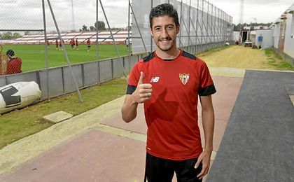 Escudero, en la ciudad deportiva tras conocer la noticia. Escudero, en la ciudad deportiva tras conocer la noticia.
