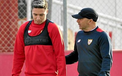 Nasri lleva días conversando con Sampaoli sobre sus molestias. Nasri lleva días conversando con Sampaoli sobre sus molestias.