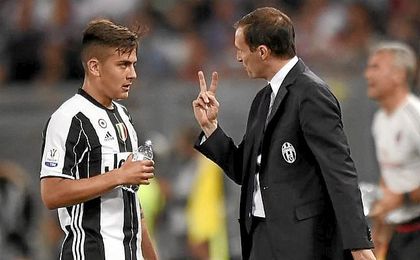 Allegri: "Dybala tiene calidad para ganar el Balón de oro" Allegri: "Dybala tiene calidad para ganar el Balón de oro"