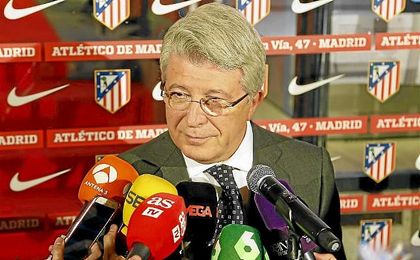 Enrique Cerezo pide tranquilidad. Enrique Cerezo pide tranquilidad.
