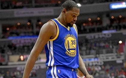 Durant podría perderse el resto de la temporada. Durant podría perderse el resto de la temporada.