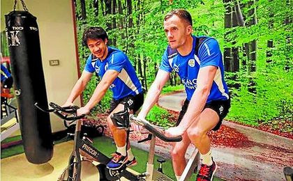 El Leicester ha pasado unos días de lo más relajado en su concentración de Dubai. ED. El Leicester ha pasado unos días de lo más relajado en su concentración de Dubai. ED.