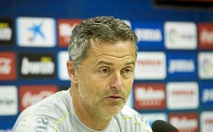 Fran Escribá en rueda de prensa. Fran Escribá en rueda de prensa.
