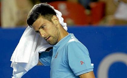 Djokovic, en un partido de esta temporada. Djokovic, en un partido de esta temporada.