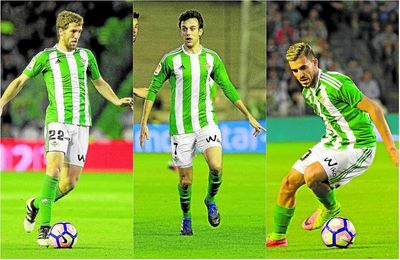 Entre Brasanac, Pardo y Ceballos dieron ante Osasuna 145 pases buenos de un total de 173 intentos. Entre Brasanac, Pardo y Ceballos dieron ante Osasuna 145 pases buenos de un total de 173 intentos.