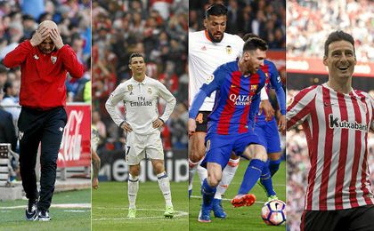 Los protagonistas de la jornada 28 en LaLiga. Los protagonistas de la jornada 28 en LaLiga.