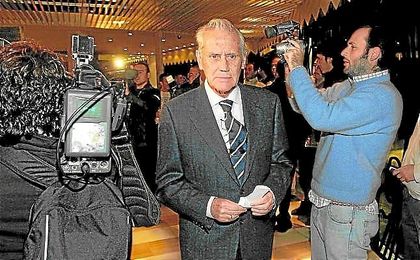 Hugo Galera, cabeza visible de Béticos por el Villamarín, en una junta de accionistas. Hugo Galera, cabeza visible de Béticos por el Villamarín, en una junta de accionistas.