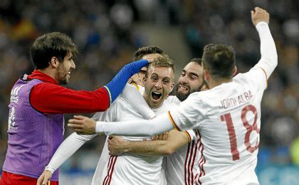 Deulofeu se estrenó como goleador con la ´Roja´ Deulofeu se estrenó como goleador con la ´Roja´