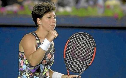 Carla Suárez ya está en semifinales en Monterrey. Carla Suárez ya está en semifinales en Monterrey.