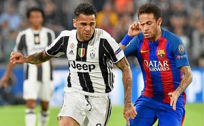 Dani Alves: "En el Camp Nou los partidos duran muchísimo y sufriremos" Dani Alves: "En el Camp Nou los partidos duran muchísimo y sufriremos"
