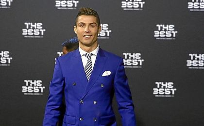 Cristiano Ronaldo, en una gala. Cristiano Ronaldo, en una gala.