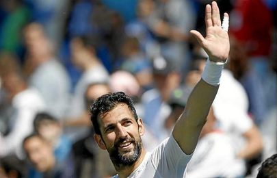 Diego López tras un partido contra el Leganés. Diego López tras un partido contra el Leganés.