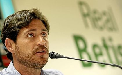 Víctor, en una rueda de prensa. Víctor, en una rueda de prensa.
