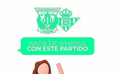 En Butarque no quieren 'whassa' con el Betis En Butarque no quieren 'whassa' con el Betis