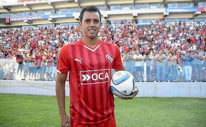 Diego Rodríguez, en su presentación con Independiente de Avellaneda. Diego Rodríguez, en su presentación con Independiente de Avellaneda.