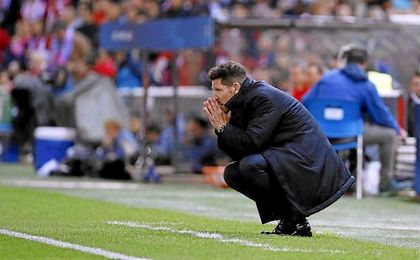 Simeone: "La jerarquía es jerarquía y ellos tienen mucha" Simeone: "La jerarquía es jerarquía y ellos tienen mucha"